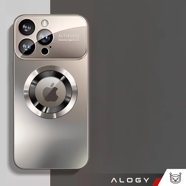 Puzdro Alogy MagSafe LuxeShield™ pre Apple iPhone 16 Pro Max s ochranou šošovky MagSafe Titanium
