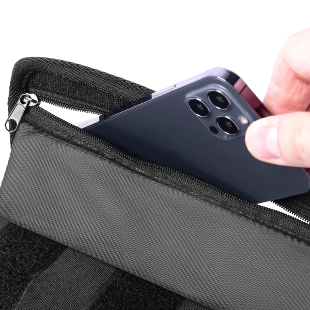 Wozinsky bicycle handlebar bag bike shoulder bag black (WBHBB-01)