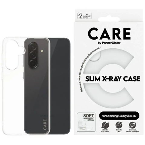 Etui do Samsung Galaxy A36 5G CARE by PanzerGlass Fashion X-Ray Przezroczysty