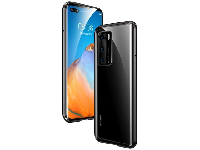 Oboustranné magnetické skleněné pouzdro Dr.Fit pro Huawei P40 Black