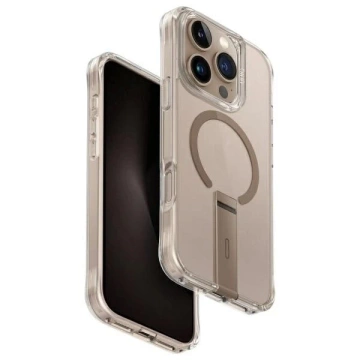 Etui do iPhone 16 Pro Max UNIQ Eleva Stand MagSafe Złoty