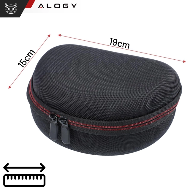 Захисний чохол для навушників JBL Tune 600/510/500/460/450 Alogy Hard Case захисний чохол на блискавці чорного кольору