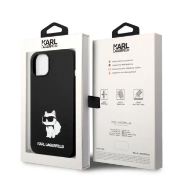 Etui Karl Lagerfeld KLHMP14MSNCHBCK für iPhone 14 Plus 6,7" Hardcase Silikon Choupette MagSafe czarny/black