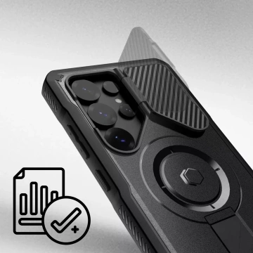 Puzdro Tech-Protect Kevlar MagSafe pre Samsung Galaxy S25 Ultra, čierne