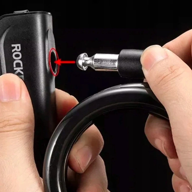 Rockbros RKS515-BK bicycle lock with 1.1 m key - black