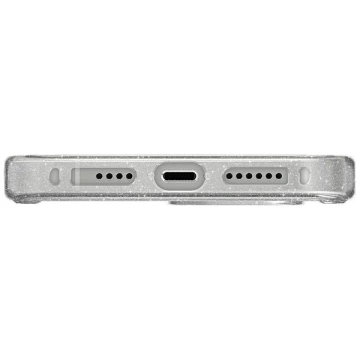 Чохол UNIQ LifePro Xtreme для iPhone 15 Pro Max 6.7" Magclick Charging прозорий/мішура прозорий