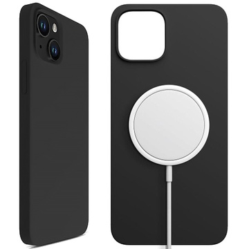 Чохол для Apple iPhone 14 Plus - 3mk Hardy Silicone MagCase Graphite