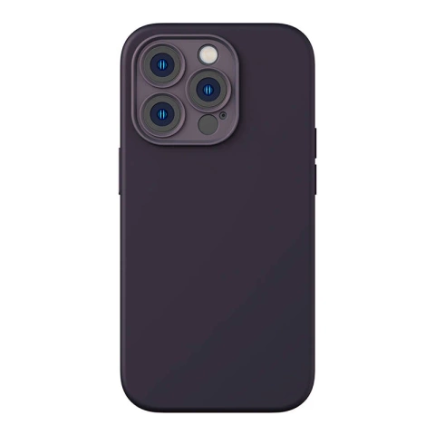 Sada pouzdra Baseus s tekutým silikagelem pro iPhone 14 Pro (fialová) sada na čištění tvrzeného skla