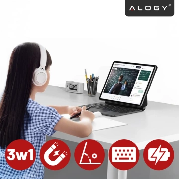 HUB splitter Alogy Adaptér pre počítačový notebook s USB-C na 3x USB-A 2.0 1x USB-A 3.0 sivý