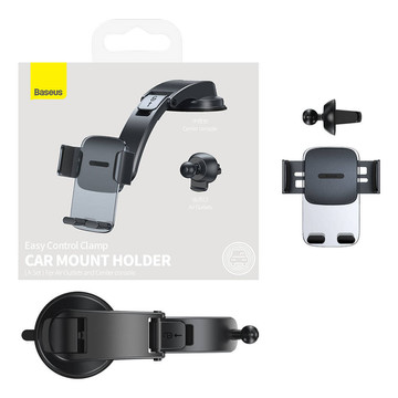 Baseus Easy Control Clamp car holder for cockpit grille Black
