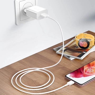 Originální nástěnná nabíječka Samsung EP-T2510NWE Rychlé nabíjení PowerDelivery PD 25W bílá