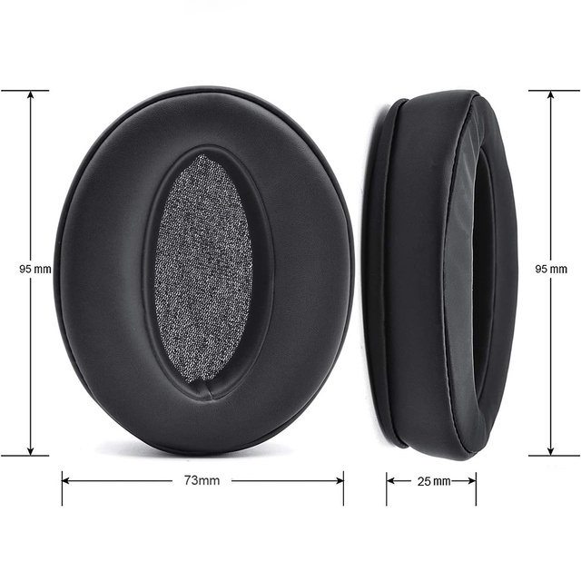 Alogy Earmuffs Headphone Pads for SENNHEISER HD 4.40BT HD 4.50BT Black