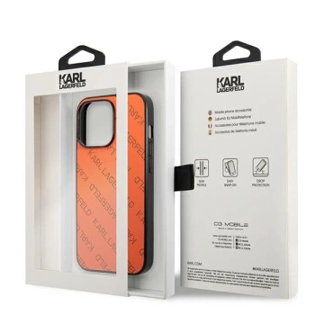 Etui Karl Lagerfeld KLHCP13XPTLO pre iPhone 13 Pro Max 6,7" pevný obal Perforated Allover