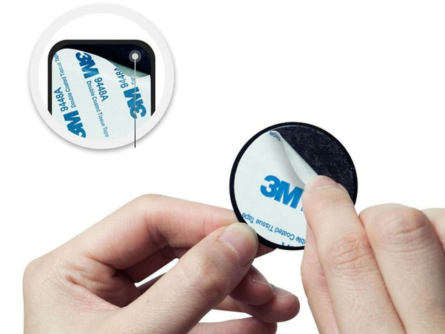 Spigen Kuel Kovové destičky 4x Silné destičky na rukojeti Černé