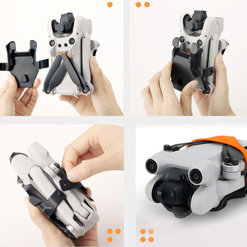 Ochranný kryt Grip Guard Ochrana vrtule Náramky pro drony Alogy Wings pro DJI Mini 3 Pro Black &amp; Orange