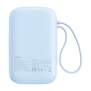 Powerbanka Baseus QPow 2 10000mAh 30W 2xUSB-C modrá