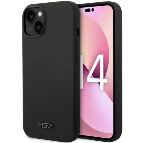 Tumi tekutý silikonový pevný obal pro iPhone 14 černo/černý