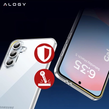 Puzdro pre Apple iPhone 16 Pro Max Alogy Anti-Shock Hybrid Case pre MagSafe Transparent