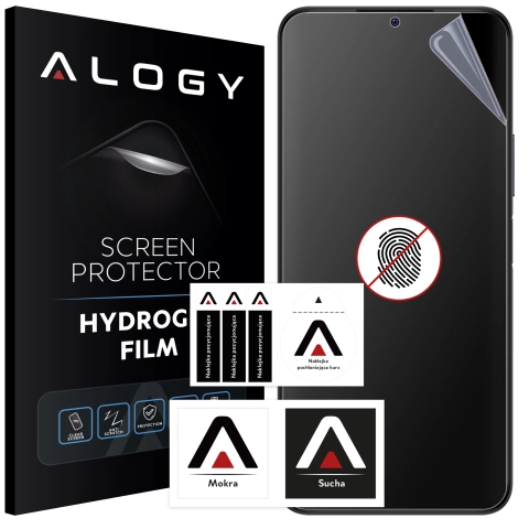 Folia "MATOWA" do Vivo Y21 / Y21s / Y22 / Y22s / Y33 / Y33S / Y35 Hydrożelowa Alogy HydroSkin Matte Pro™ na ekran do etui "BEZ ODCISKU PALCÓW"