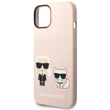 Pevné puzdro Etui Karl Lagerfeld KLHMP14SSSKCI na iPhone 14 6,1" silikón Karl