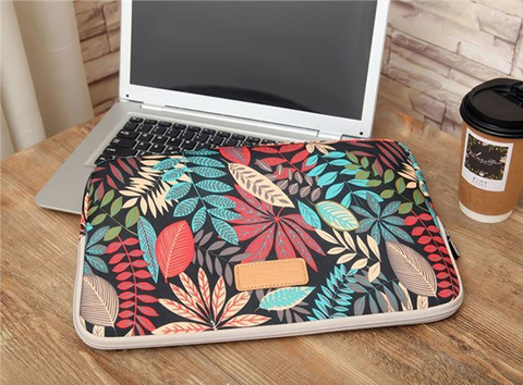 Tasche Lisen Laptophülle 13,5 '' für Macbook Air / Pro Schwarz