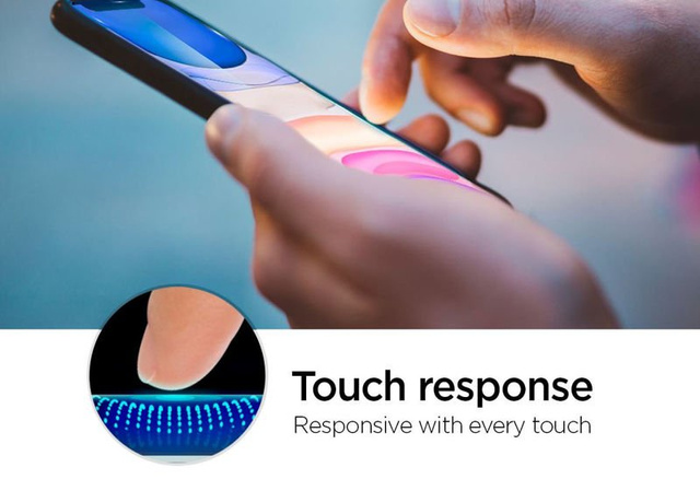 Скло Spigen Align Master Glas.tR FC для Apple iPhone Xr / 11 чорне