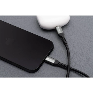 Кабель USB-C до USB-C Forcell 100W 5A QC 4.0 PD нейлоновий 3 м для ноутбука