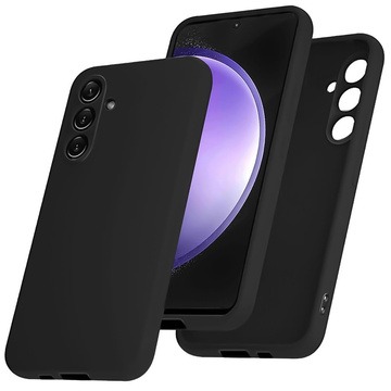 Case for Samsung Galaxy S24 3mk Matt Case Cover Black matte back