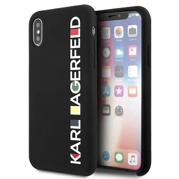 Etui Karl Lagerfeld KLHCPXBHWHBK do pevného krytu Apple iPhone X/XS Glossy Bauhaus