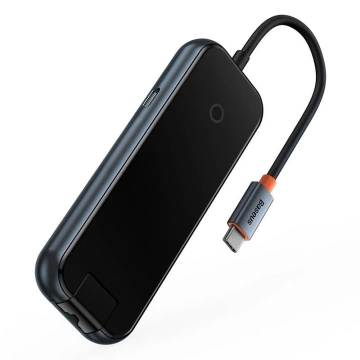 Концентратор 5w1 Baseus AcmeJoy серії USB-C до 2xUSB 3.0 USB 2.0 USB-C PD RJ45 (szary)