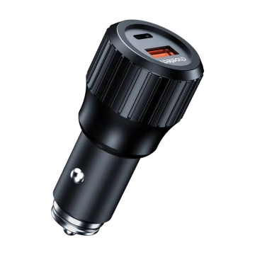 Choetech TC0010 Car Charger 63W USB-C 45W USB-A 18W QC4 PD3.0 Black