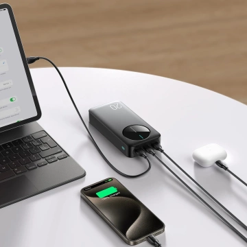Powerbanka Joyroom 20000mAh 2,4A 2x USB-A 1x USB-C - czarny