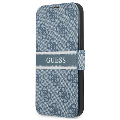 Guess GUBKP13S4GDBL iPhone 13 mini 5,4" niebieski/modrá kniha 4G Stripe