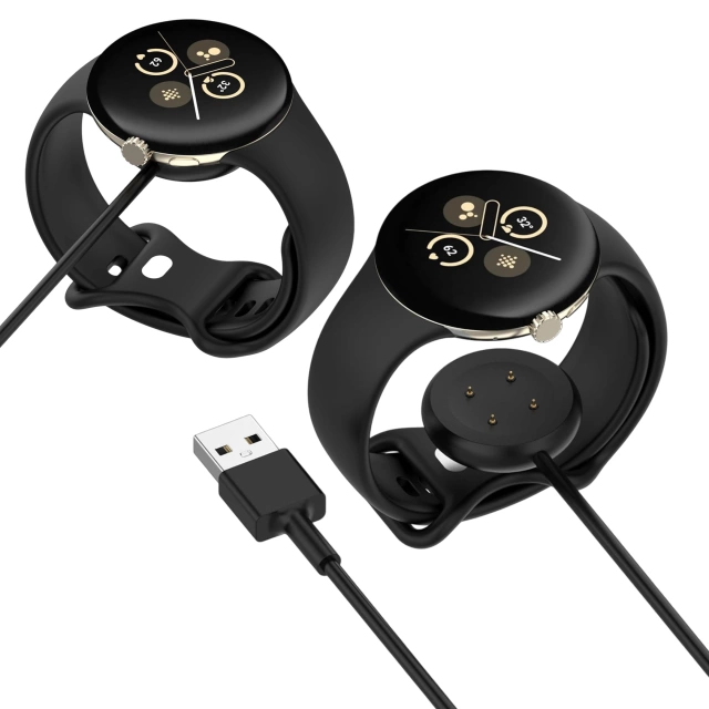 Зарядний кабель Smartwatch Charger для Google Pixel Watch 3 (41 мм, 45 мм) / 2 / Fitbit Ace LTE, USB