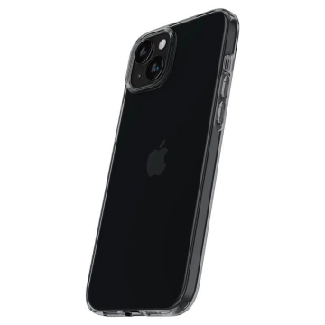 Чохол Spigen Crystal Flex для Apple iPhone 15 Plus - сіро-прозорий