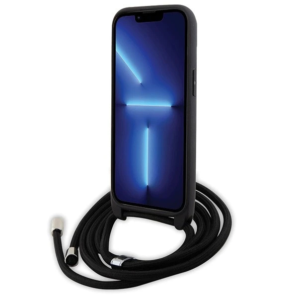 Etui Karl Lagerfeld KLHCP15MSAKCPSK do iPhone 15 Plus 6.7" hardcase czarny/black Crossbody Saffiano Metal Pin Karl