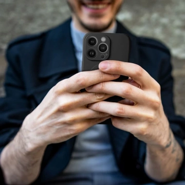 Силіконовий чохол Mag для IPHONE 14 чорний