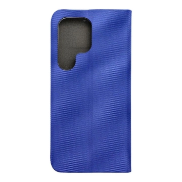 SENSITIVE Book Case for Samsung Galaxy S25 Blue Stand 360