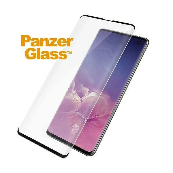 PanzerGlass Curved Super pre Samsung S10 G973 Case Friendly odtlačok prsta čierna/čierna