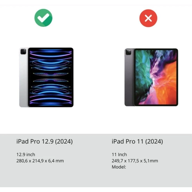 Ochranný kryt s držákem stylusu pro iPad Pro 13 (2024) DUX DUCIS UNID černý