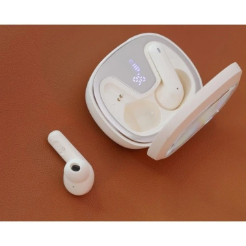 HOCO TWS EQ6 Wireless Bluetooth Headphones Charging Case White