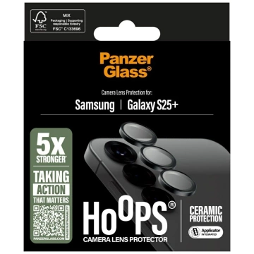Захисне скло для камери Samsung Galaxy S25 Plus PanzerGlass Hoops, захисне скло для об'єктива камери