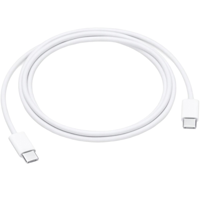 Originálny kábel Apple USB-C na USB-C pre iPhone 15, 15 Pro, 15 Pro Max, 1m kábel MUF72ZM/A Biely