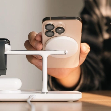 Nabíjačka Ringke Qi2 MagSafe 3v1 pre iPhone, Apple Watch a AirPods