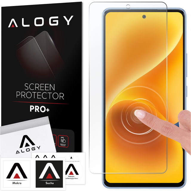 Гібридне скло для Samsung Galaxy A53 5G Захисне покриття для екрану Alogy Flexi Glass 9H Case Friendly Плоский захисний екран
