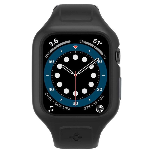 Púzdro Spigen Liquid Air "Pro" pre Apple Watch 4 / 5 / 6 / 7 / SE (40 / 41 mm) čierne