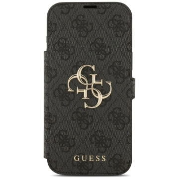Etui Guess Book 4G Metal Logo do iPhone 17 Pro Max Czarny