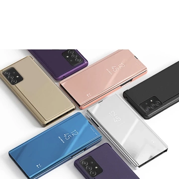 Flipový kryt Clear View Case pre Samsung Galaxy A73 čierny