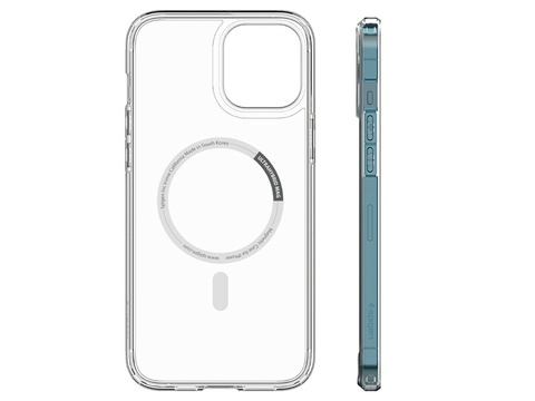 Etui Spigen Ultra Hybrid Mag do MagSafe Apple iPhone 12/12 Pro Crystal Clear