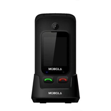 GSM Phone Mobiola MB610 Black 2G Flip for Seniors